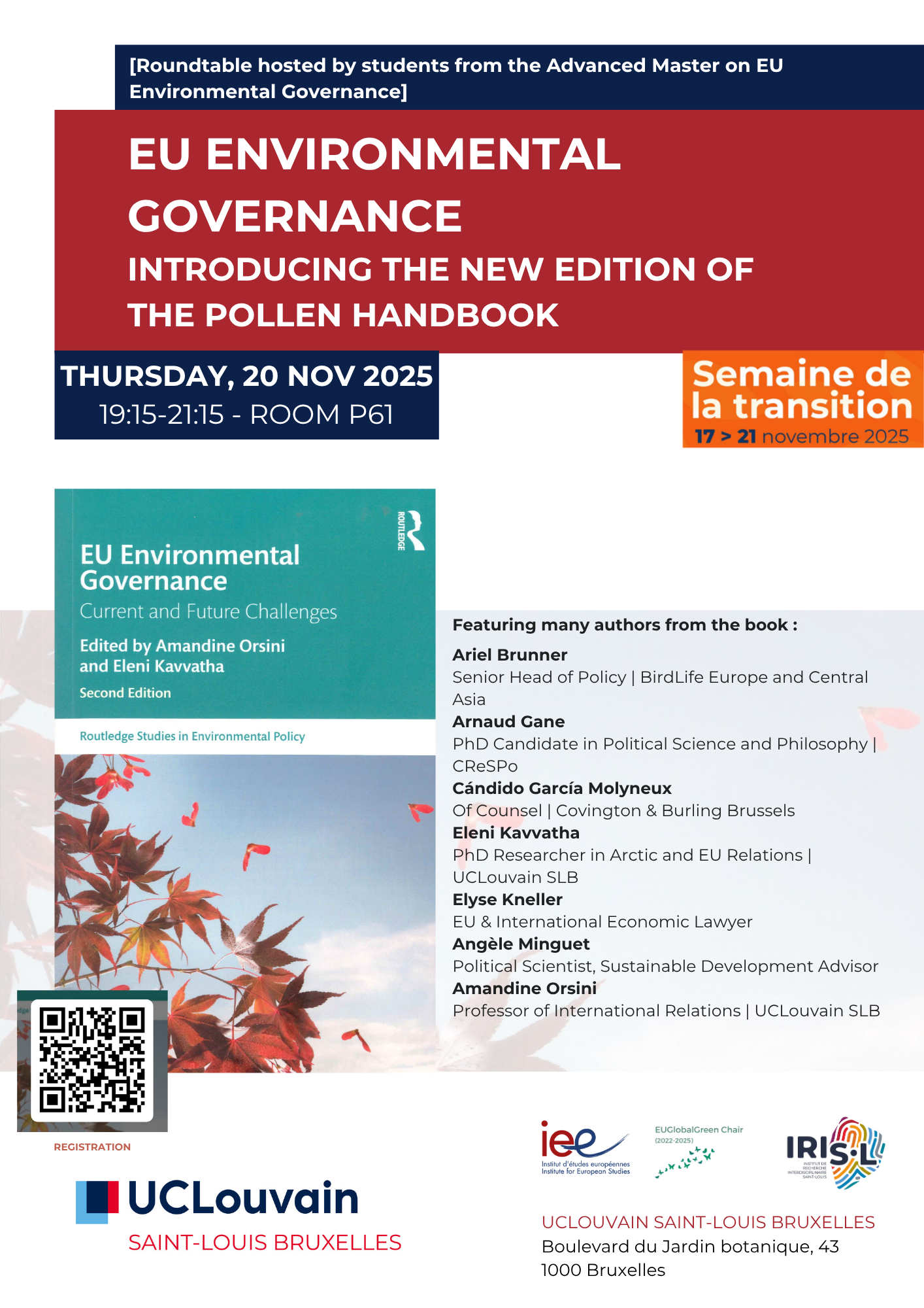 Full Event Poster: EU Environmental Governance Roundtable